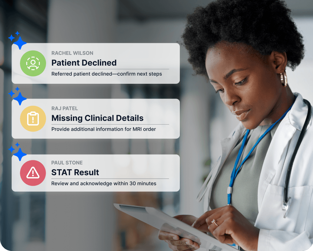UI preview of Conductor Intelligent Provider Communications