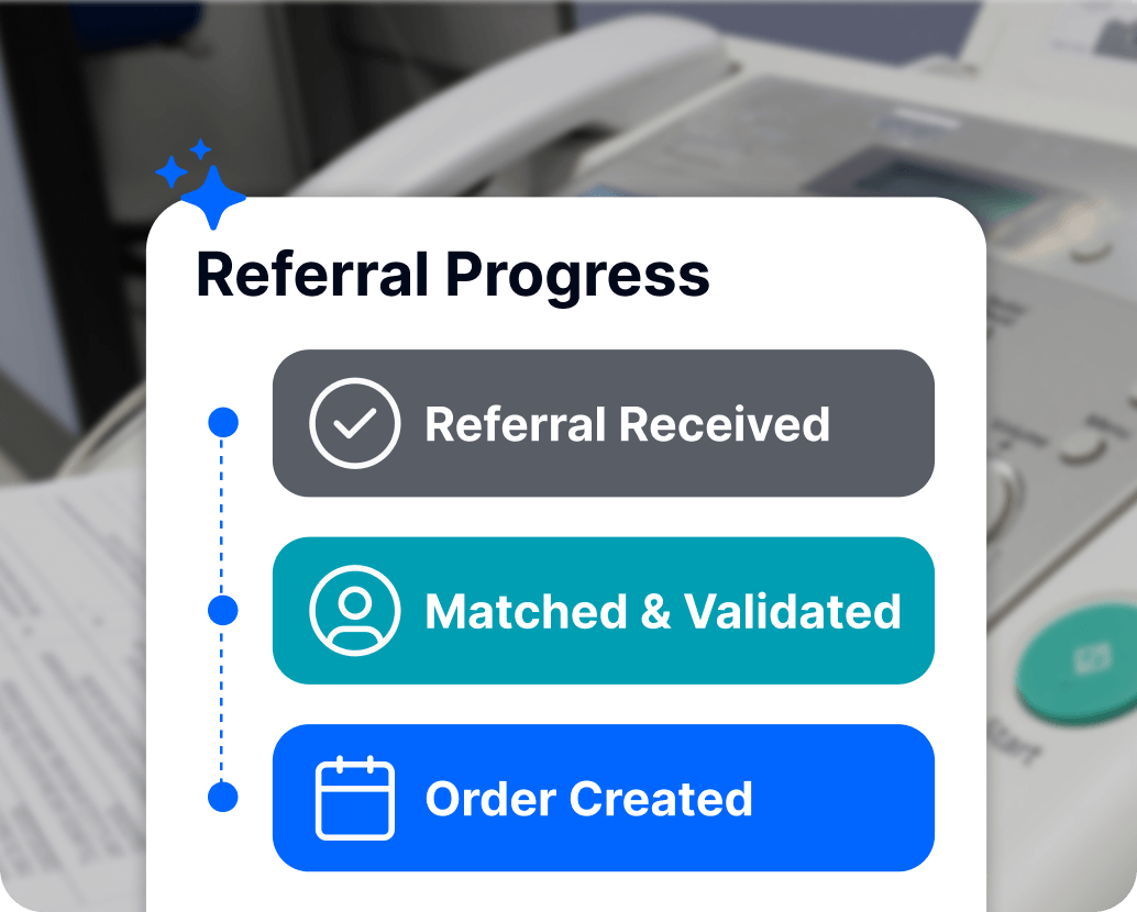 UI preview of Conductor Referral Management workflow