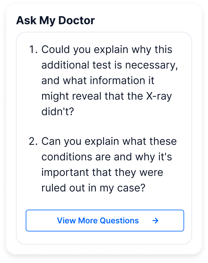 Ask My Doctor highlighted in MyCare Navigator