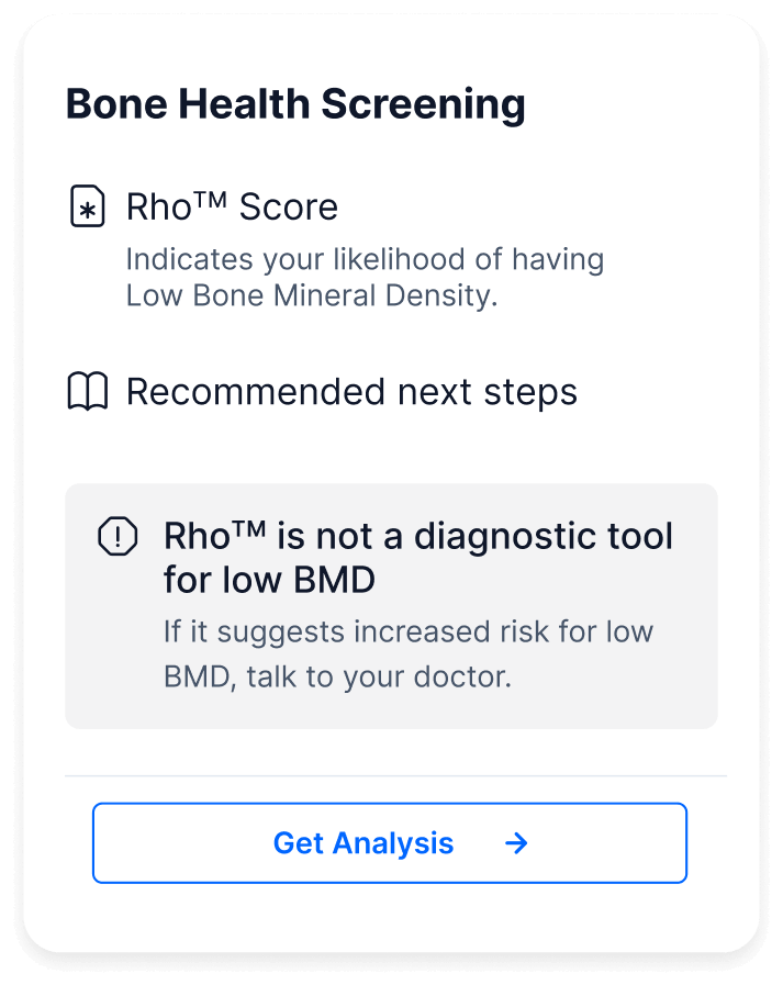 Bone Health Screening highlighted in MyCare Navigator