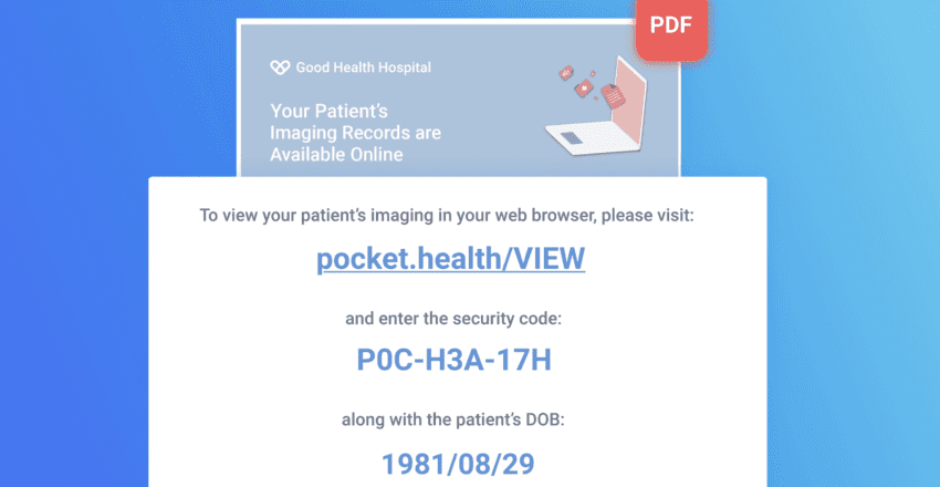 pockethealth view code