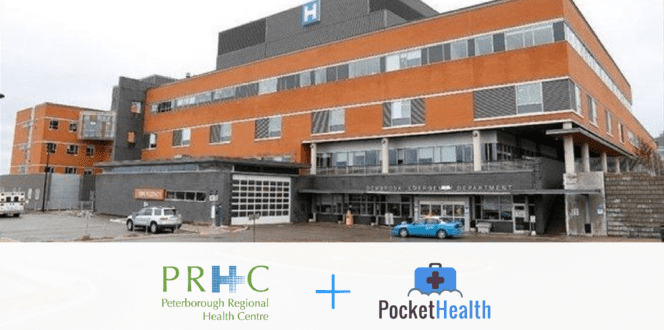 peterborough regional health centre chooses pockethealth