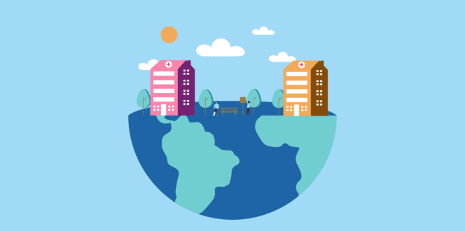 Earth and buildings