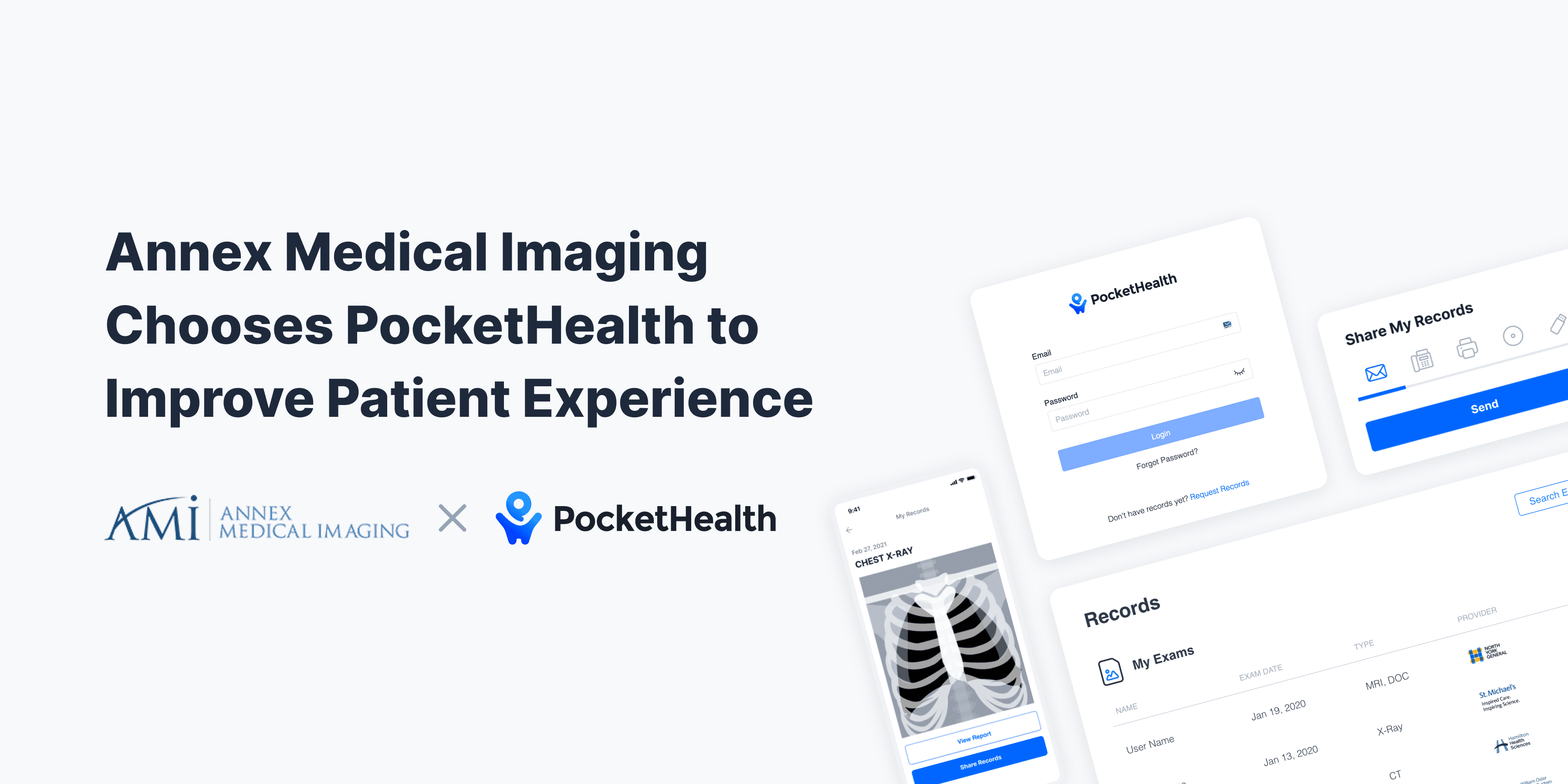 Annex Medical Imaging Selects PocketHealth to Share Images with