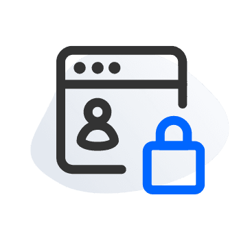Icon - application protected with lock