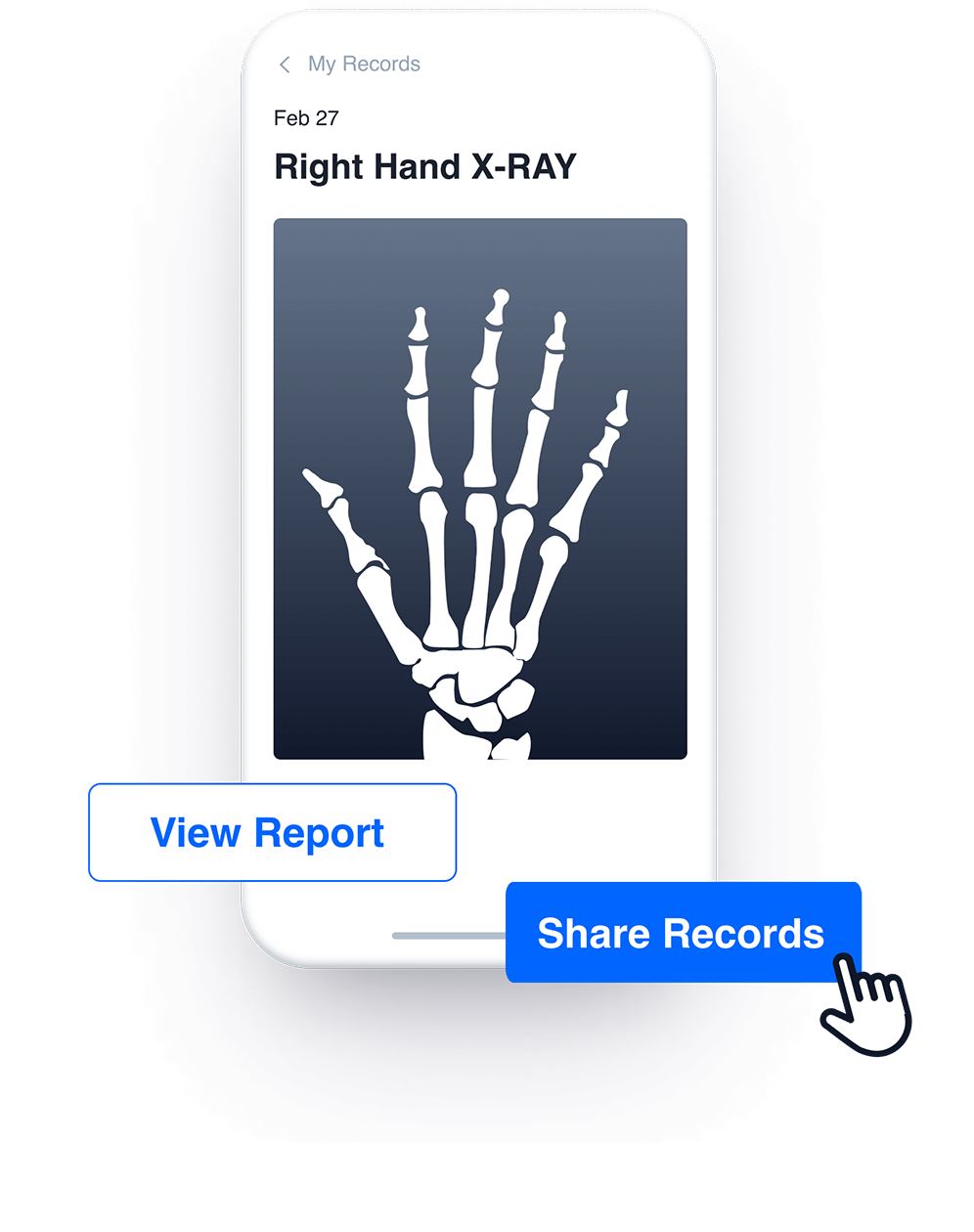 image of PocketHealth on mobile device