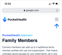 PocketHealth Connect mobile screenshot