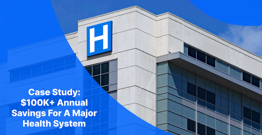 US Healthcare System 100K Savings Case Study