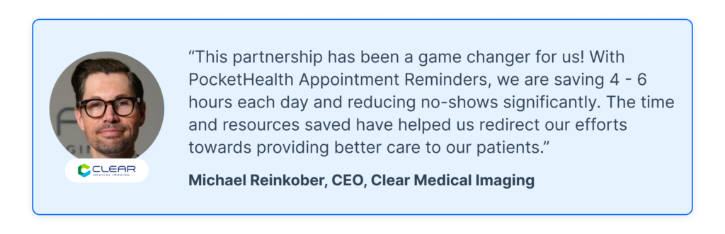 Series B Funding Announcement PocketHealth Michael Reinkober CMI Quote