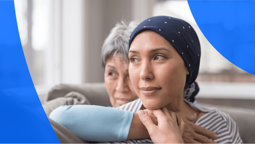 Cancer patient and their mother